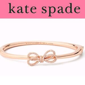 Kate Spade New York Pave Bow Meets Girl Bangle Bracelet